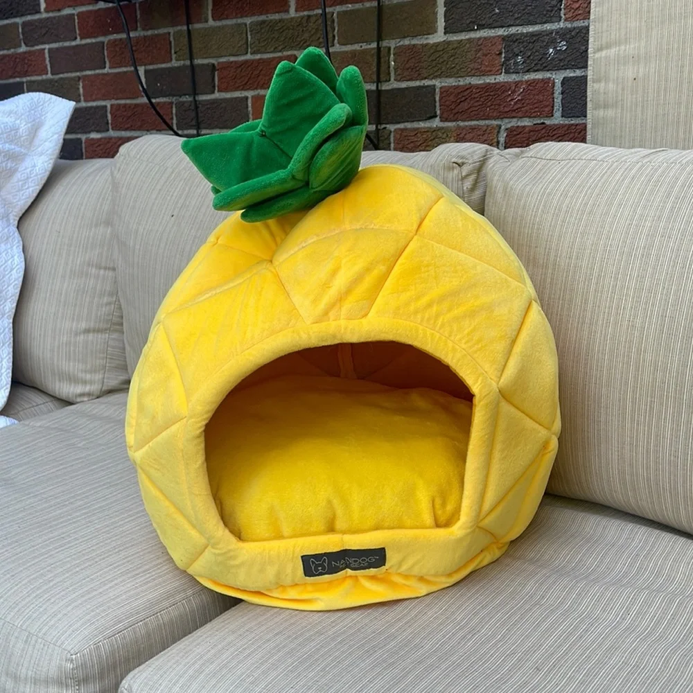 Pineapple Cat or small dog bed